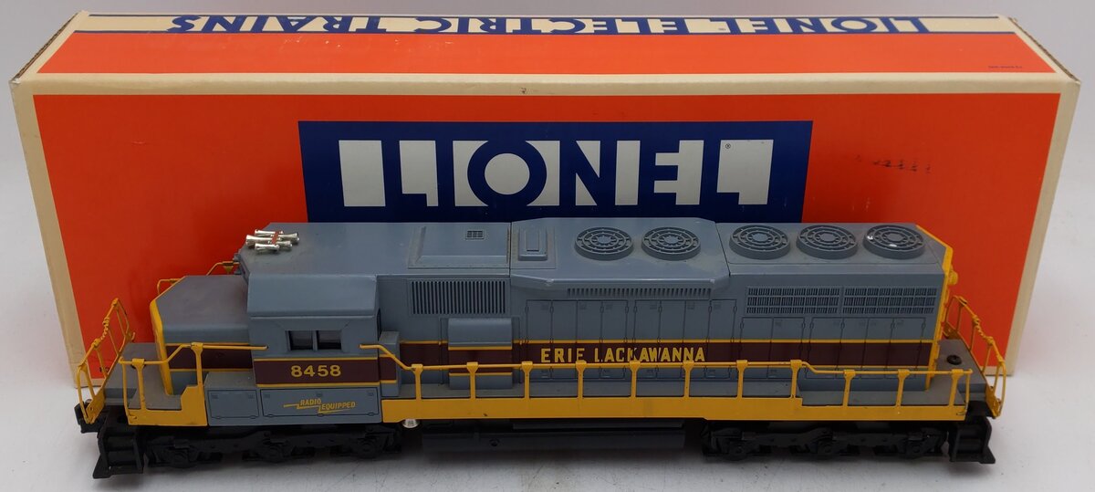 Lionel 6-8458 O Gauge Erie Lackawanna SD-40 Diesel Locomotive #8458 EX/Box