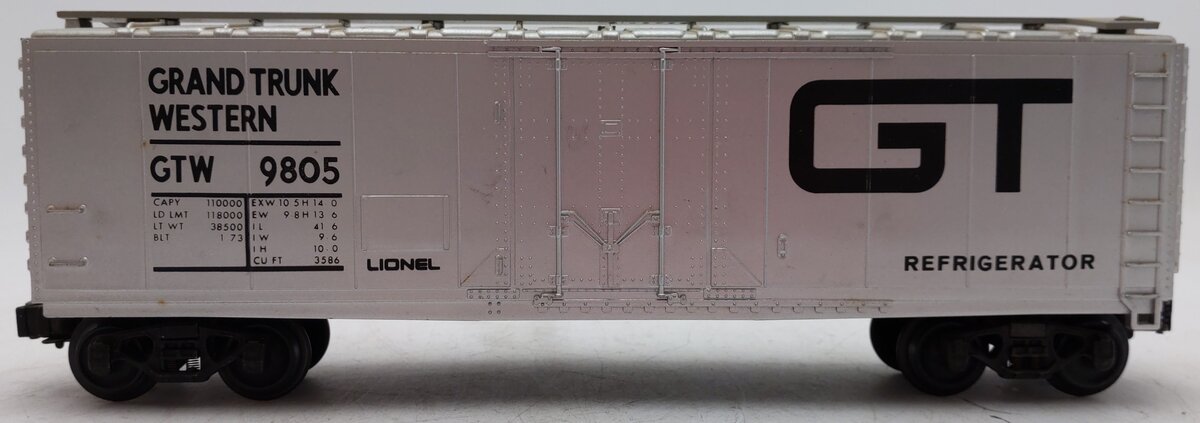Lionel 6-9805 O Gauge Grand Trunk Reefer Car EX/Box