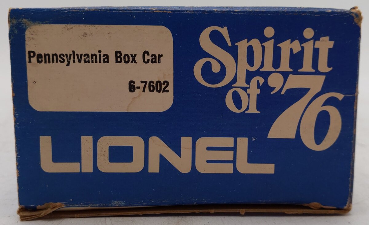 Lionel 6-7602 O Gauge Spirit of 76 State of Pennsylvania Boxcar #7602 VG/Box