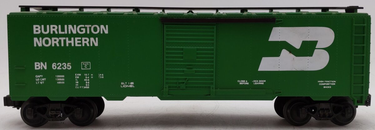 Lionel 6-6235 O Gauge Burlington Northern Standard "O" Boxcar EX/Box