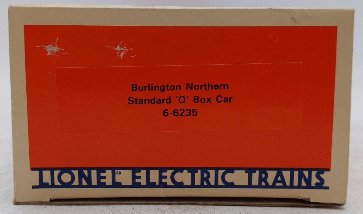Lionel 6-6235 O Gauge Burlington Northern Standard "O" Boxcar EX/Box