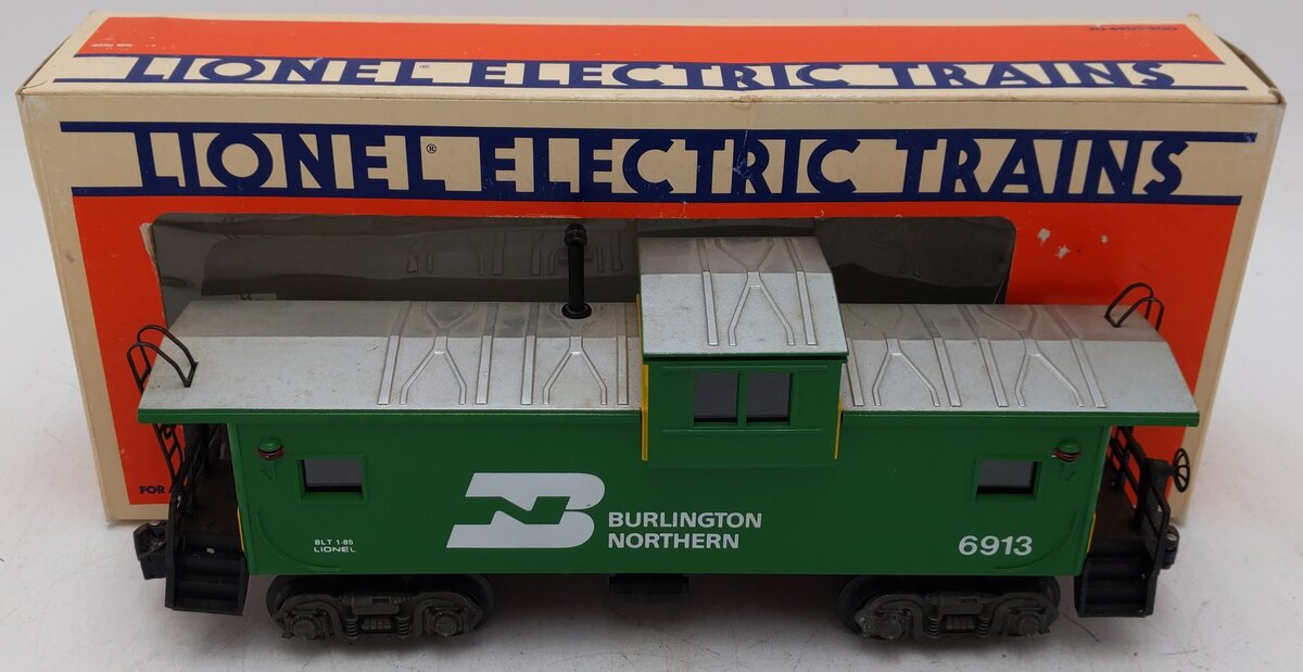 Lionel 6-6913 O Gauge Burlington Northern Extended Vision Caboose VG/Box