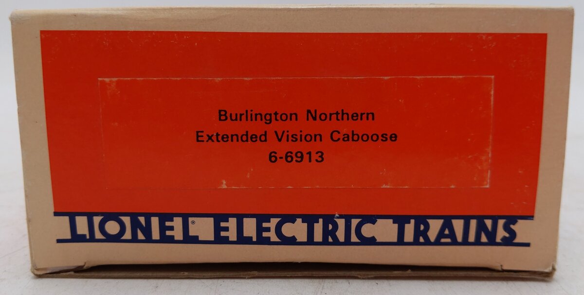Lionel 6-6913 O Gauge Burlington Northern Extended Vision Caboose VG/Box