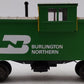 Lionel 6-6913 O Gauge Burlington Northern Extended Vision Caboose VG/Box