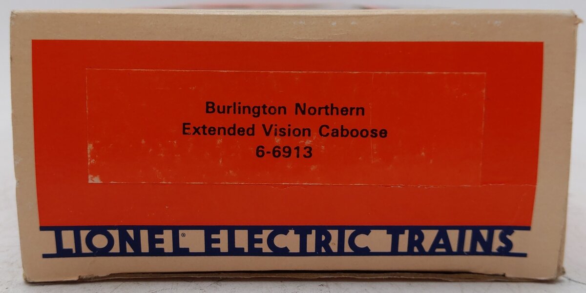 Lionel 6-6913 O Gauge Burlington Northern Extended Vision Caboose VG/Box
