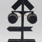 Vintage Rail Road Signal Alarm Clock w/Sounds And Lights EX