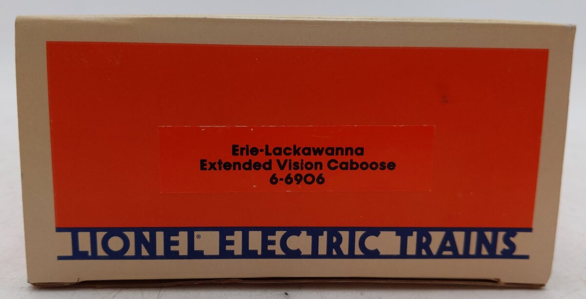 Lionel 6-6906 O Gauge Erie Lackawanna Extended Vision Caboose #6906 VG/Box