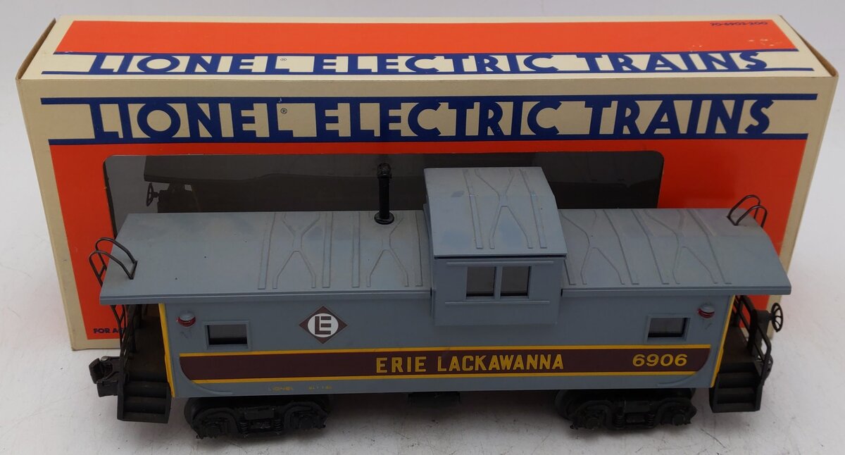 Lionel 6-6906 O Gauge Erie Lackawanna Extended Vision Caboose #6906 VG/Box