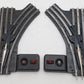 Lionel O42 Vintage O Manual Left-Hand & Right-Hand Switches (Pair of 2) VG/Box