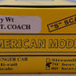 American Models S Scale Santa Fe Coach Passenger Car #1826 EX/Box