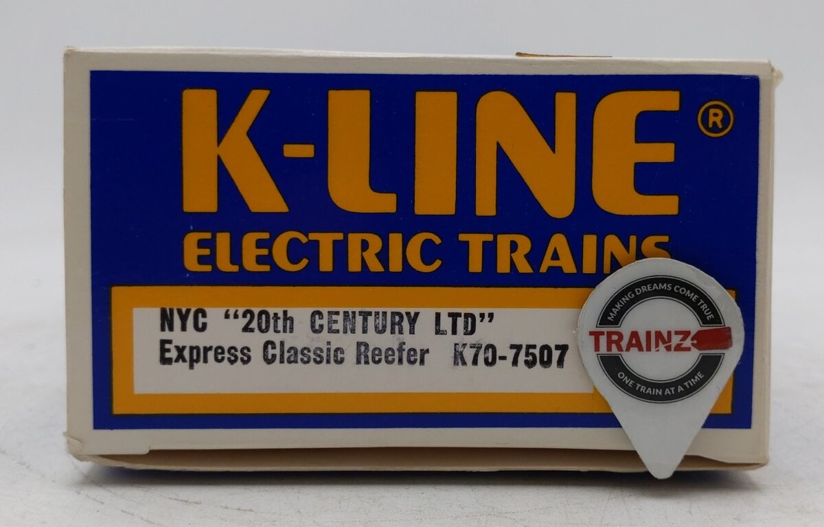 K-Line K70-7507 O Gauge New York Central 20th Century Reefer LN/Box