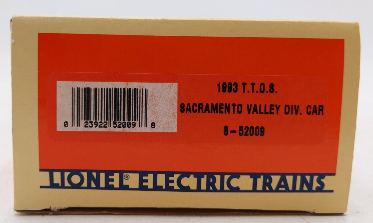 Lionel 6-52009 O Western Pacific TTOS 1993 Sacramento Valley Boxcar #6464-1993 LN/Box