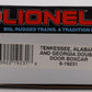 Lionel 6-19231 O Gauge Tennessee, Alabama and Georgia Double Door Boxcar LN/Box