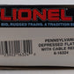 Lionel 6-16324 O Gauge Pennsylvania Depressed Center Flatcar with Cable Reels LN/Box