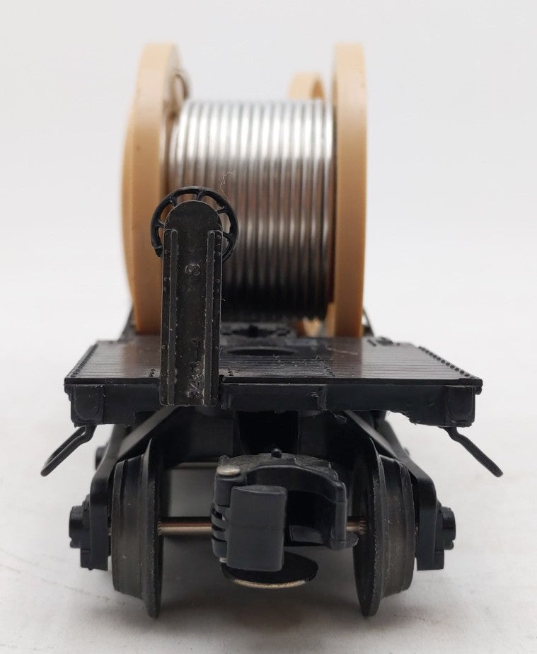 Lionel 6-16324 O Gauge Pennsylvania Depressed Center Flatcar with Cable Reels LN/Box