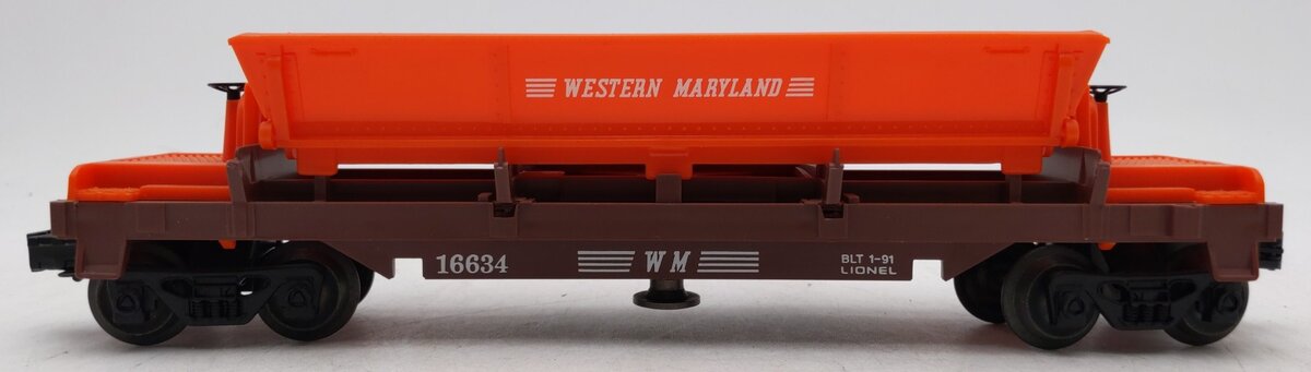 Lionel 6-16634 O Gauge Western Maryland Coal Dump Car #16634 LN/Box