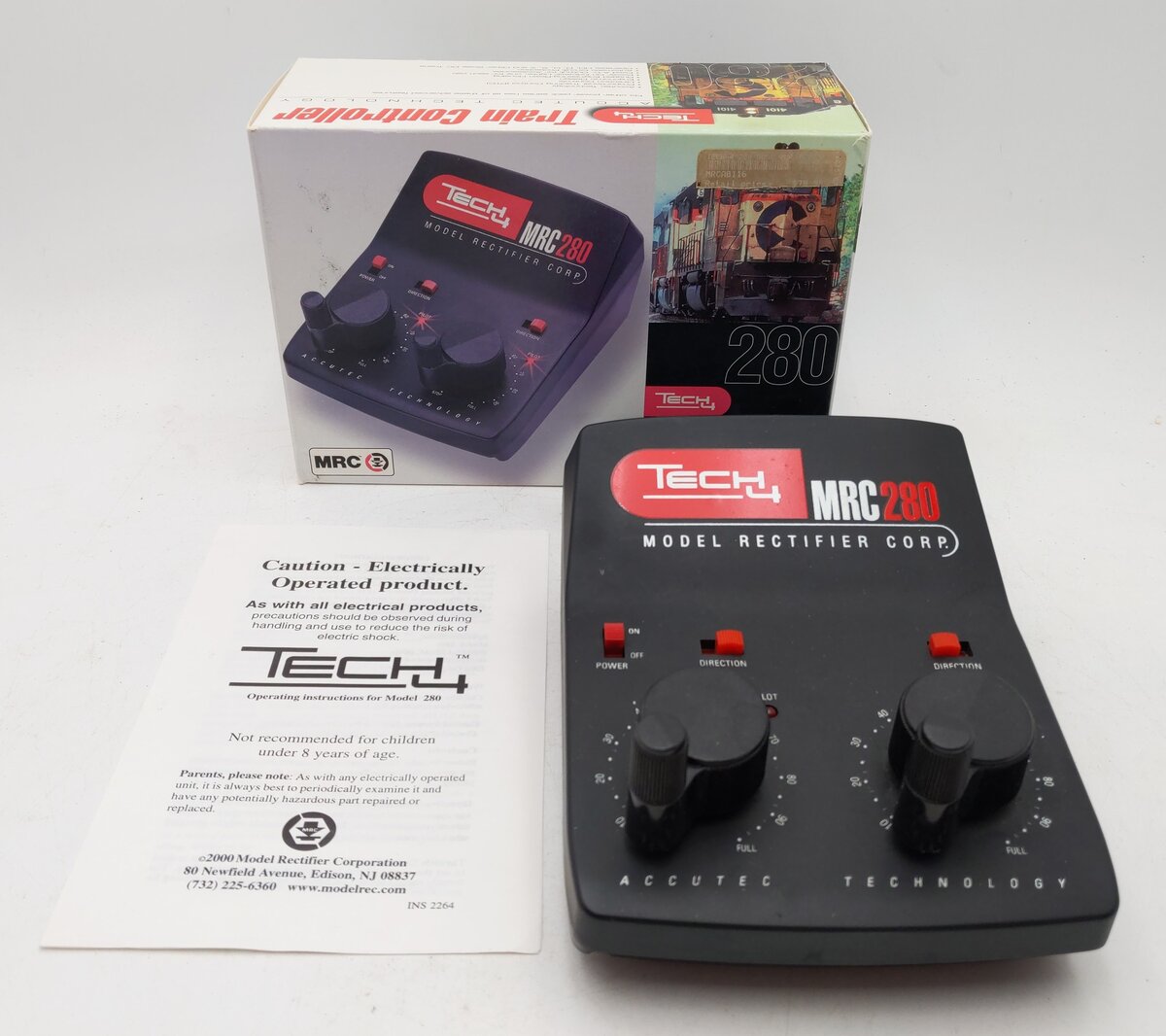 MRC AB116 Tech 4 280 Dual Power 16VA Train Controller EX/Box