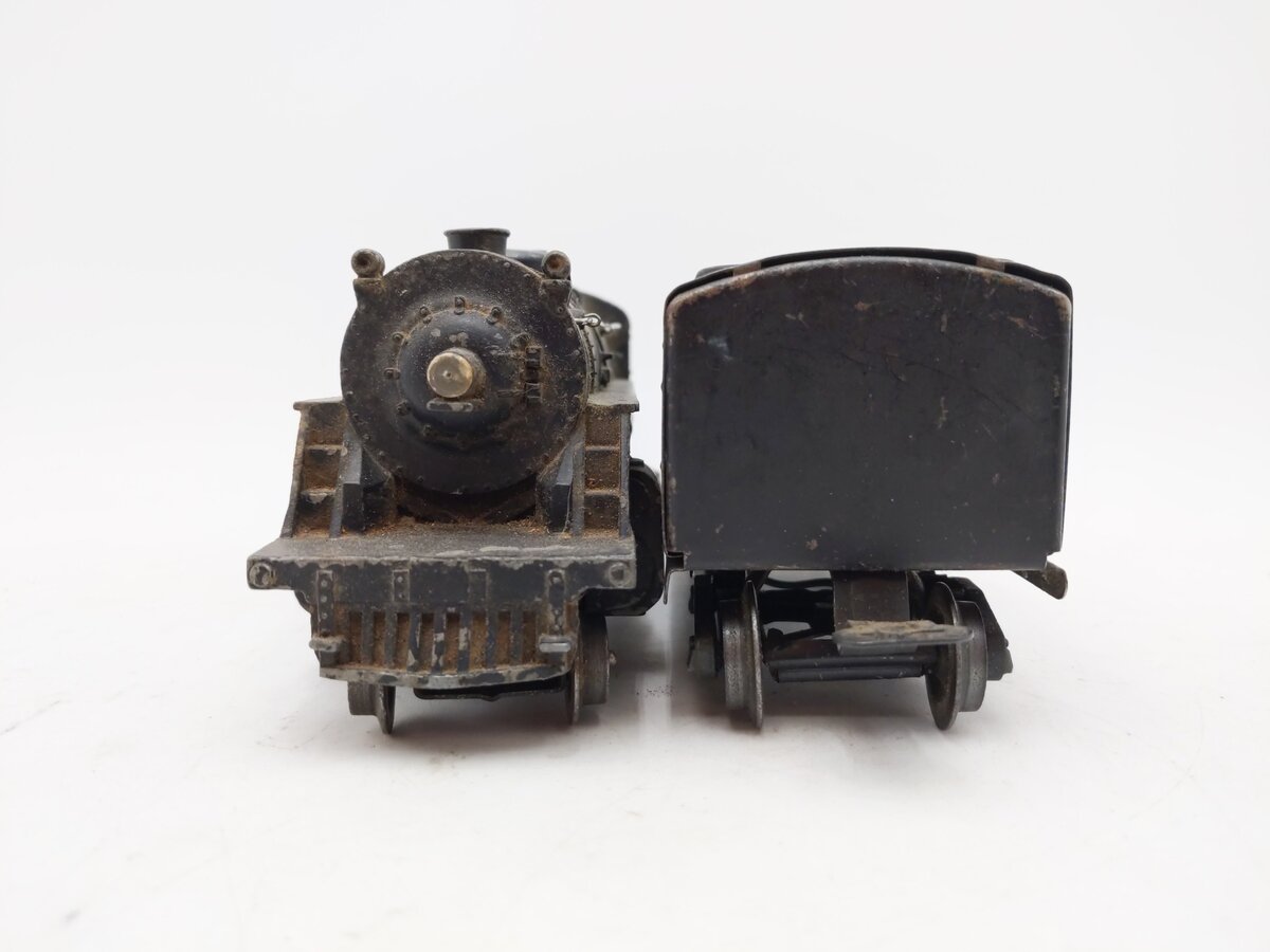 Lionel 1655 Vintage O Lionel Lines 2-4-2 Steam Locomotive with 6654W Tender VG