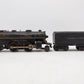 Lionel 1655 Vintage O Lionel Lines 2-4-2 Steam Locomotive with 6654W Tender VG