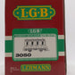LGB 3050 G Scale European 4-Wheel Illuminated Passenger Car EX/Box