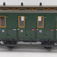 LGB 3050 G Scale European 4-Wheel Illuminated Passenger Car EX/Box