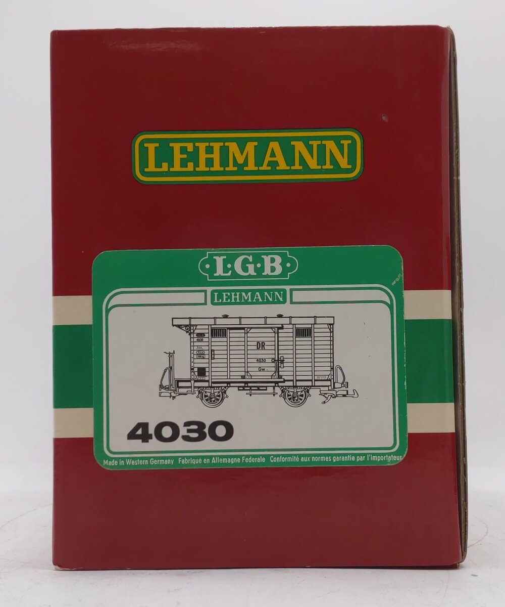 LGB 4030 G Scale Custom Deutsche Reichsbahn Boxcar w/Sound EX/Box