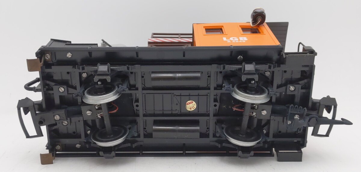 LGB 4049 G Scale Operating Searchlight Car w/ Metal Wheels VG/Box