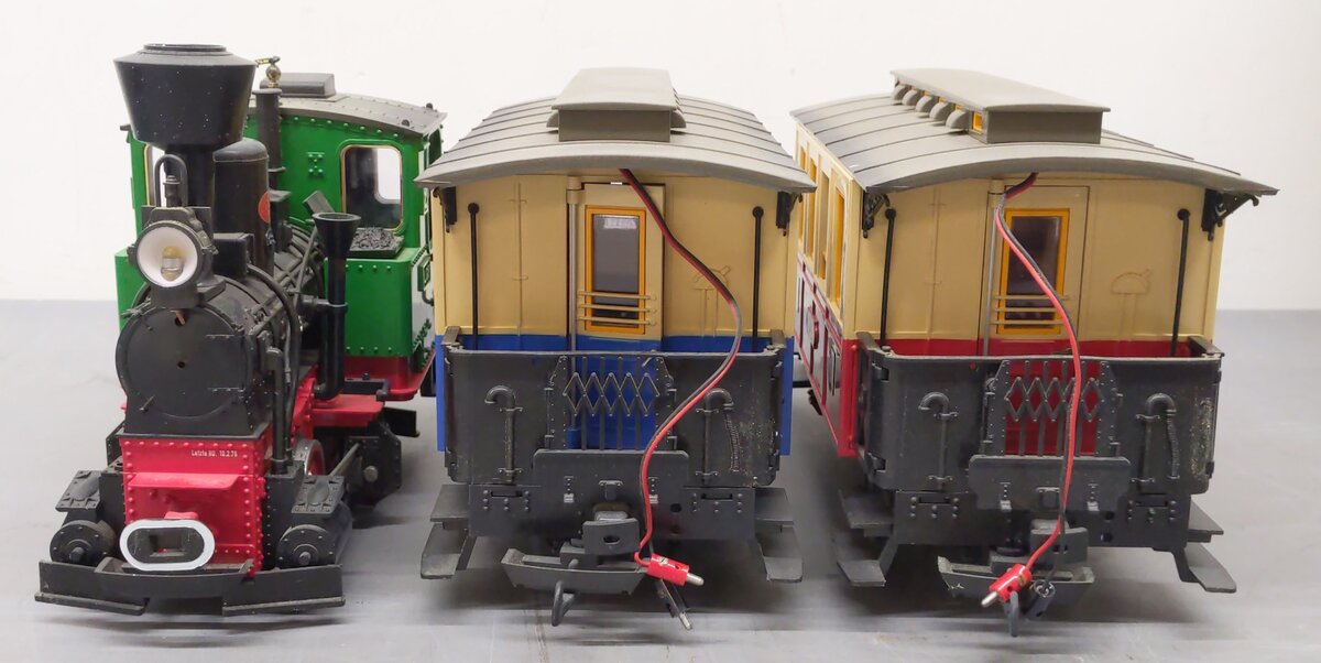 LGB 20301 G Scale Steam Passenger Train Set #2 VG/Box