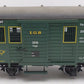 LGB 3019 G Scale Lighted Postal Car (Metal Wheels) EX/Box