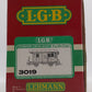 LGB 3019 G Scale Lighted Postal Car (Metal Wheels) EX/Box