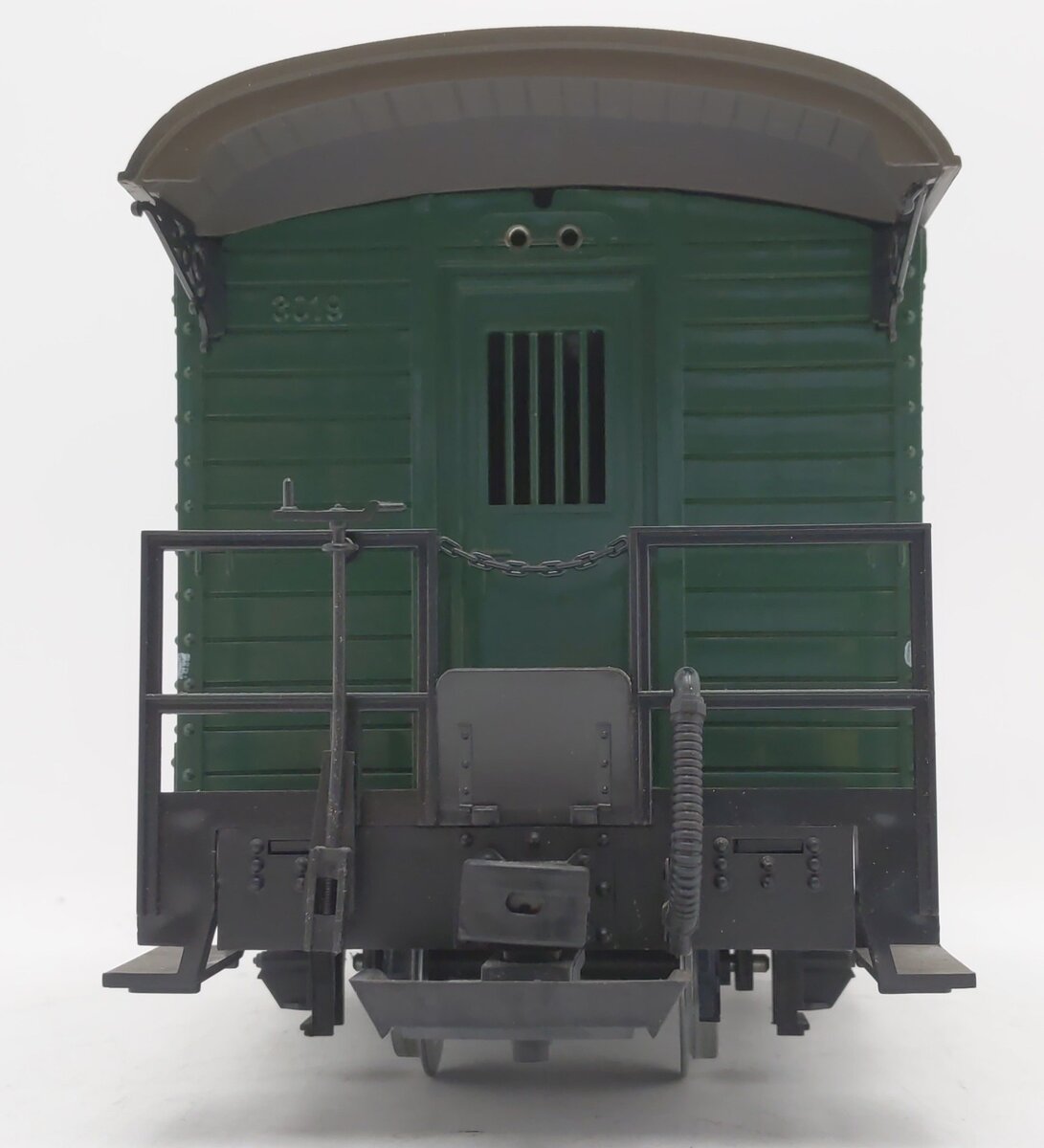 LGB 3019 G Scale Lighted Postal Car (Metal Wheels) EX/Box