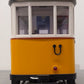 LGB 3500 G Scale Yellow Non-Powered 'Martini' Streetcar/Trolley (Plastic Wheels) VG/Box