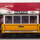 LGB 3500 G Scale Yellow Non-Powered 'Martini' Streetcar/Trolley (Plastic Wheels) VG/Box