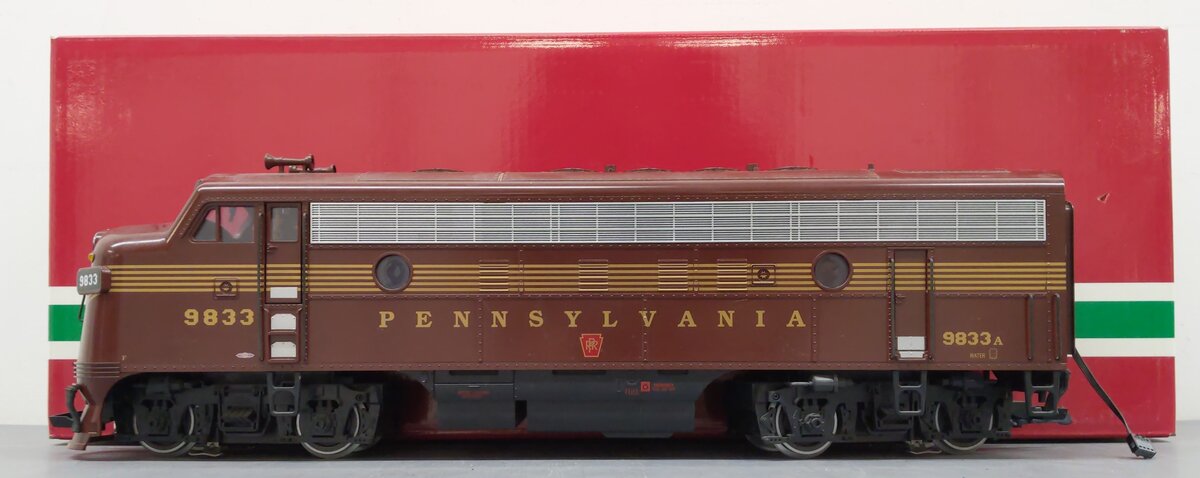 LGB 25570 G Scale Pennsylvania F7 A Unit Diesel Locomotive #9833 EX/Box