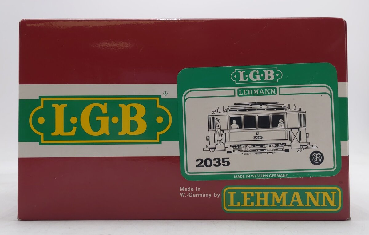 LGB 2035 G Scale Jagermeister Streetcar/Trolley VG/Box