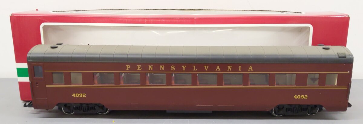 LGB 32570 G Scale Custom Pennsylvania Streamlined Pullman Car #4092 EX/Box