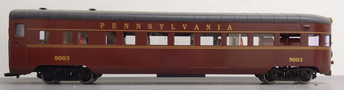 LGB 32590 Pennsylvania Streamlined Observation Car w/ Metal Wheels VG/Box