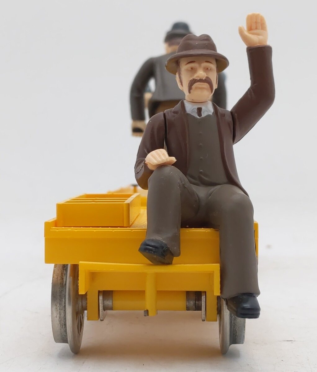 Bachmann 96201 G Scale Motorized Handcar w/Trailer EX/Box
