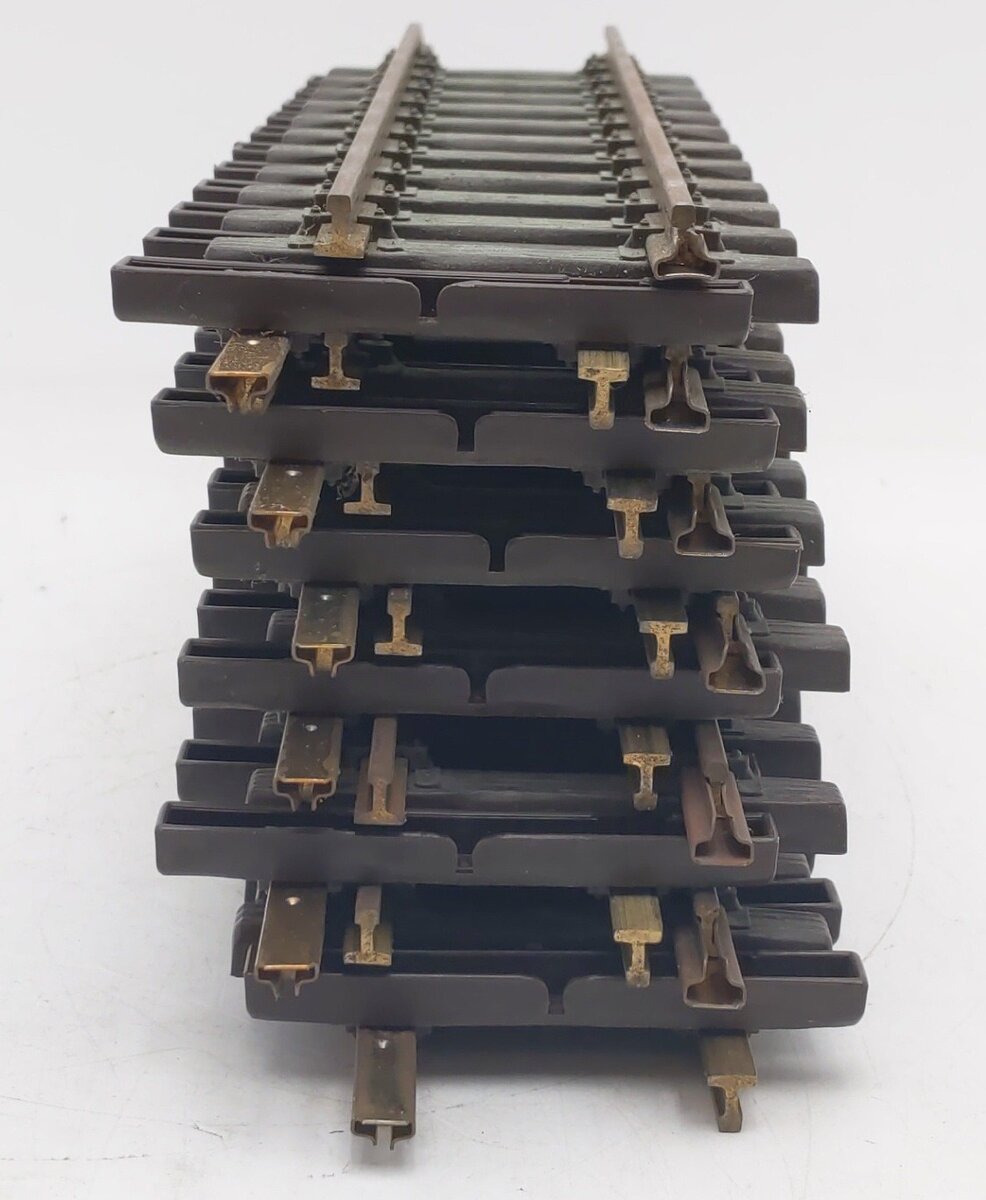 LGB 10000 G Scale 12 Inch Brass Rail Straight Track Sections (Box of 12) VG/Box