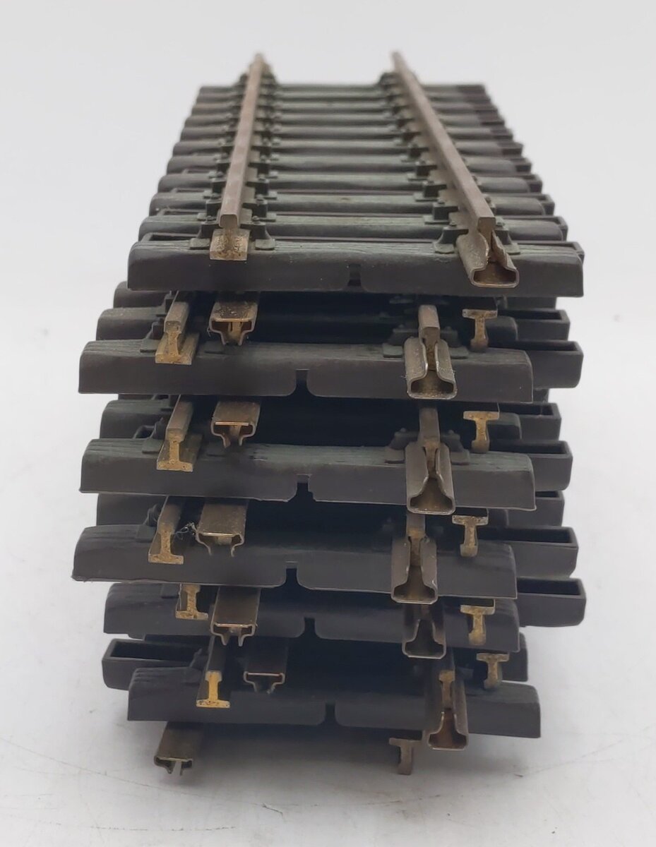 LGB 10000 G Scale 12 Inch Brass Rail Straight Track Sections (Box of 12) VG/Box