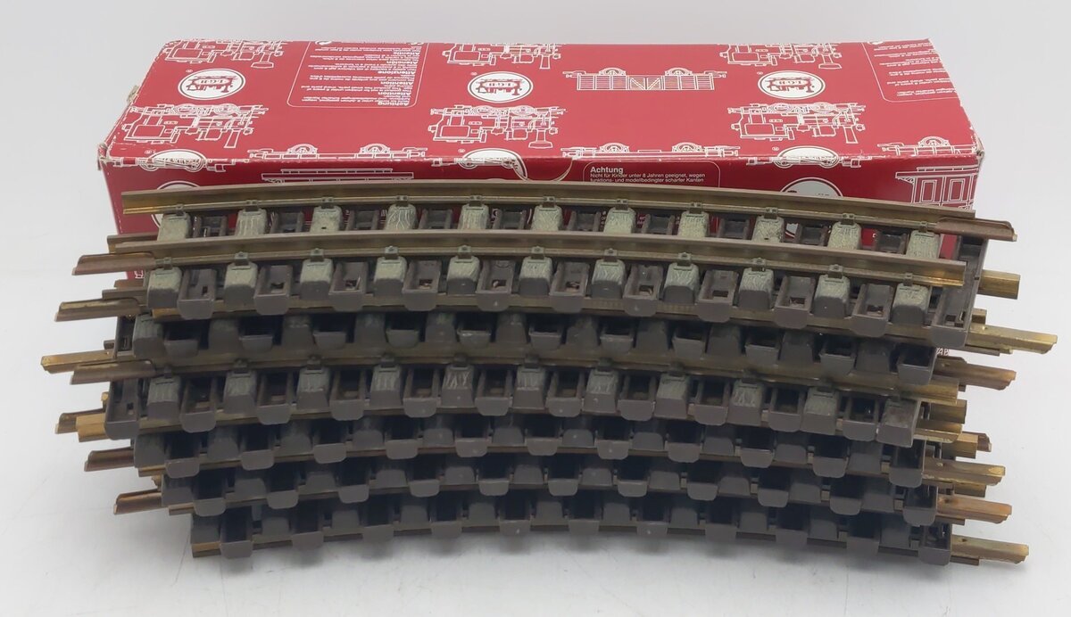 LGB 11000 G Scale R1 30 Degree Curved Track Sections (12) VG/Box