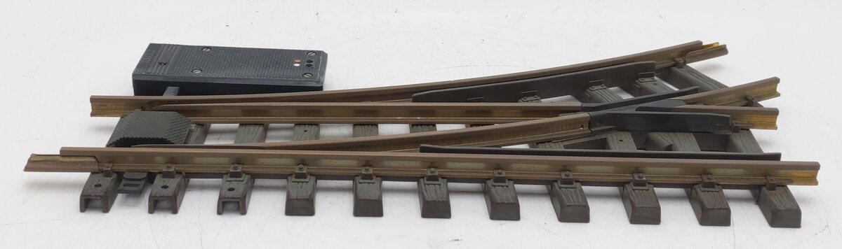 LGB 12150 G Brass 30° Left Hand Remote Electric Switch Turnout EX/Box