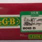 LGB 2015D G Insterburg Steam Locomotive & Tender #992015 VG/Box