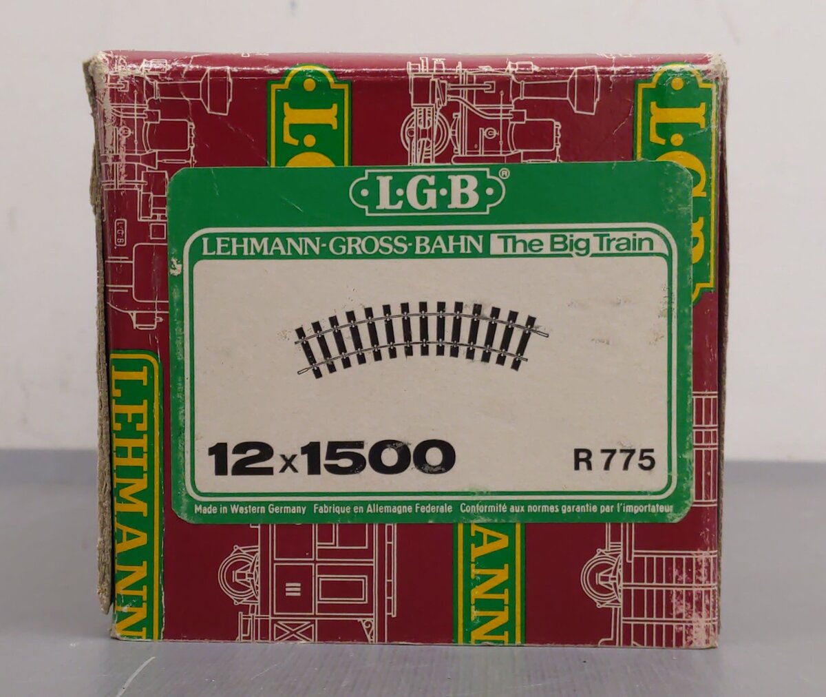 LGB 1500 G Scale Wide Radius Curved Track Sections (12) VG/Box