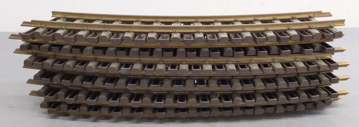 LGB 1500 G Scale Wide Radius Curved Track Sections (12) VG/Box