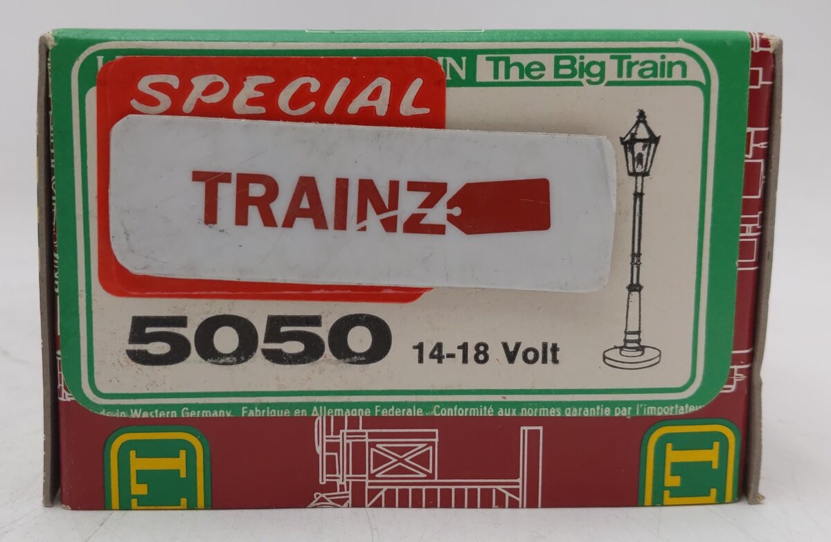 LGB 5050 G Scale Nostalgic Street Lantern Post 14 - 18 Volt VG/Box