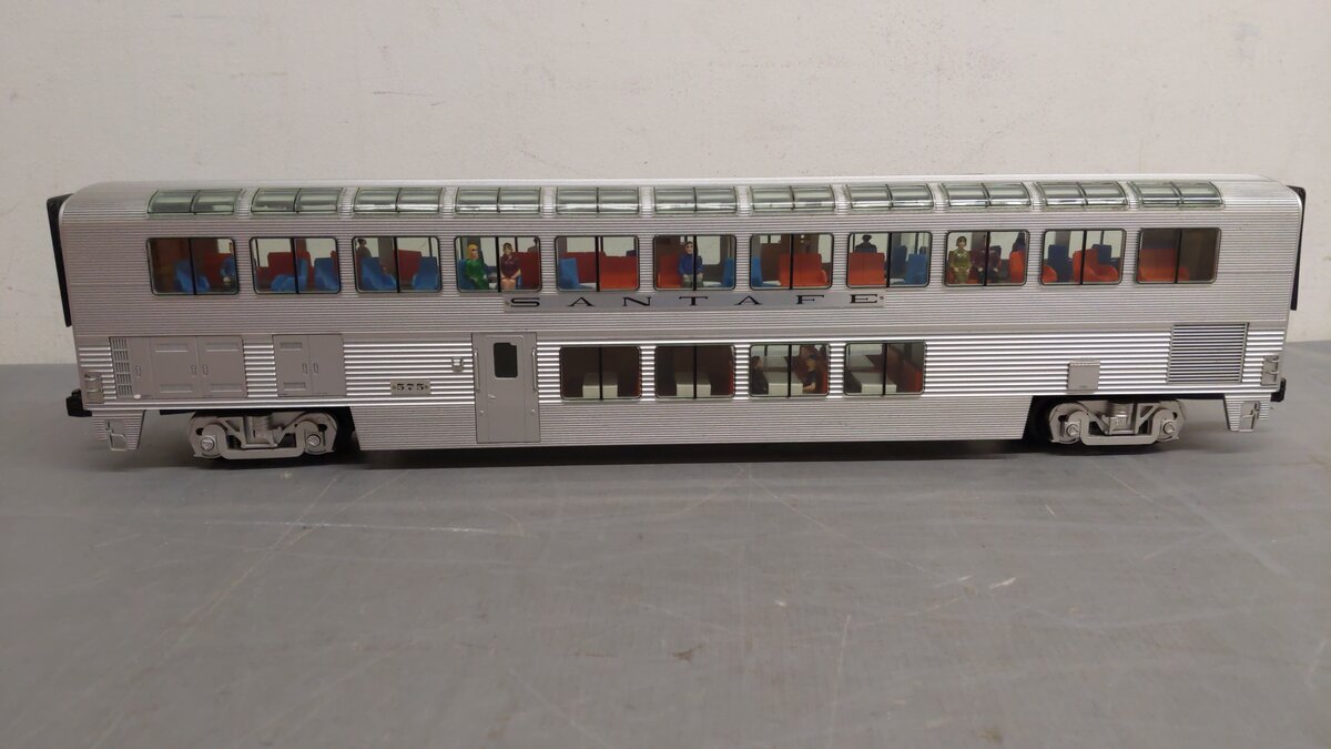 Lionel 6-15353 Santa Fe Hi-Level Lounge Car #575 EX/Box