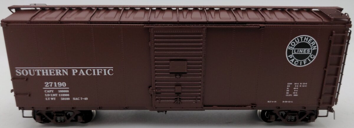 Challenger Imports #2512.1 HO Scale Southern Pacific Steel Side Rebuilt Box Car LN/Box