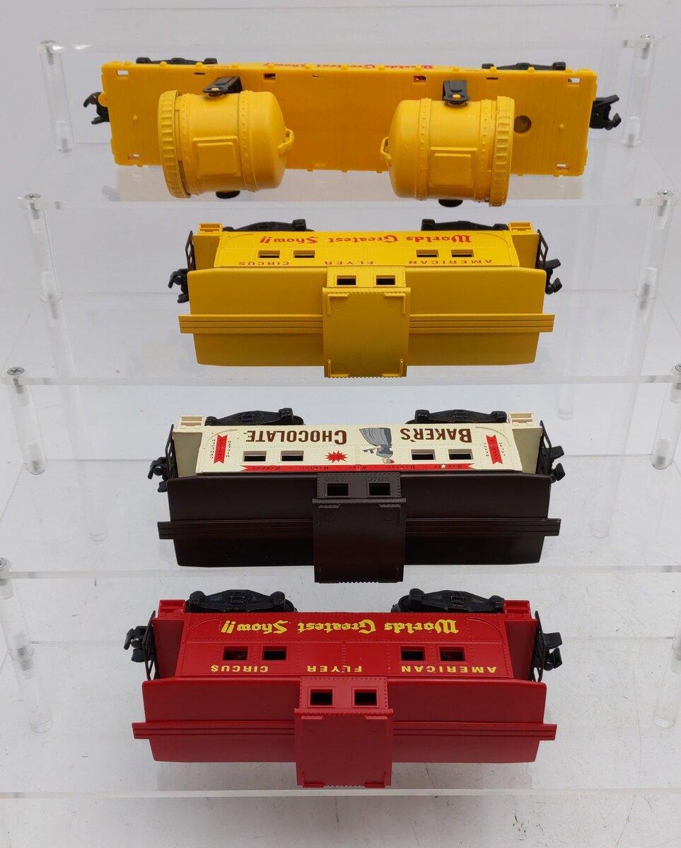 American Flyer S Gauge Assorted Freight Cars [4] EX