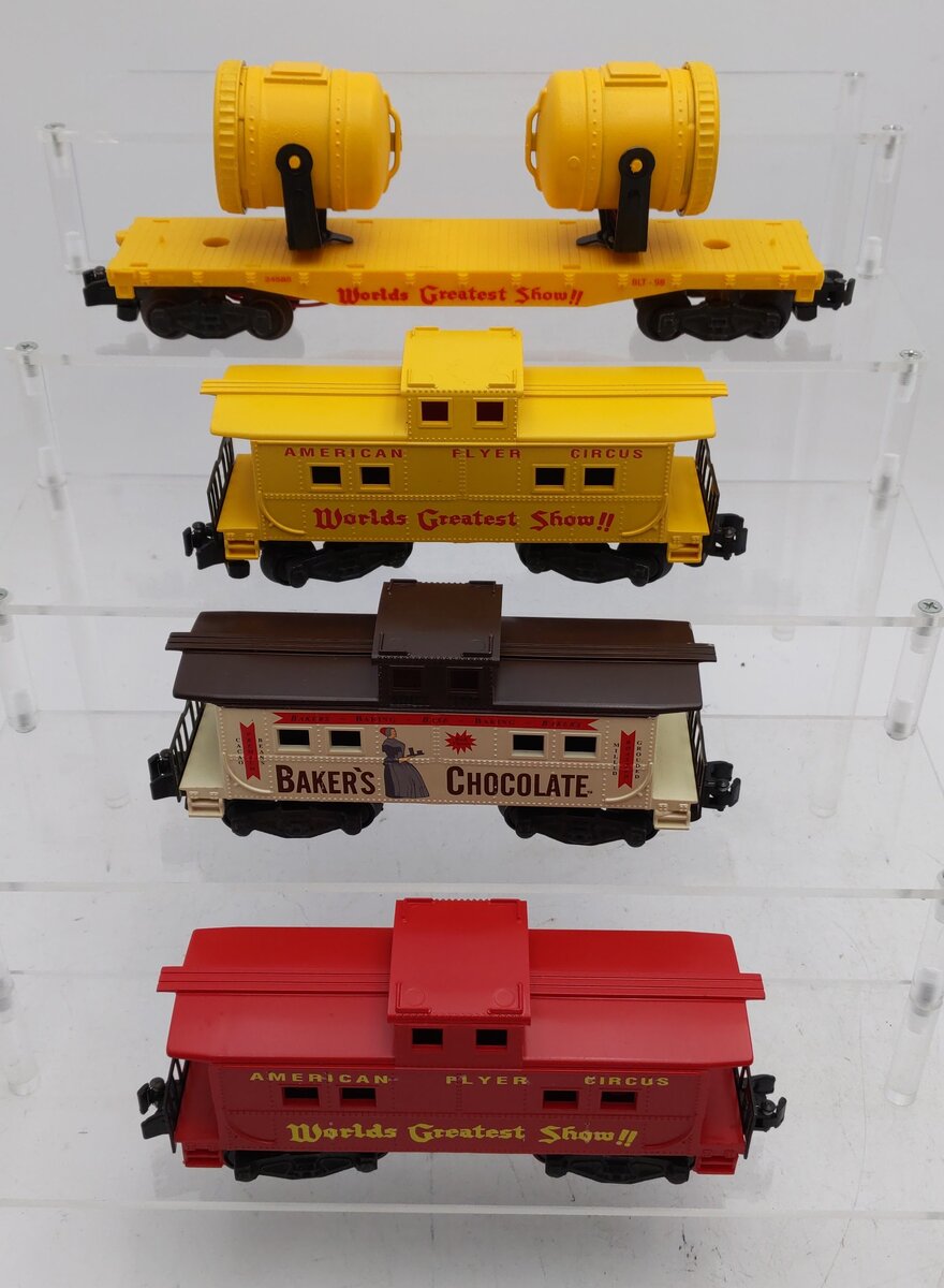 American Flyer S Gauge Assorted Freight Cars [4] EX